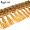 Wholesaler Custom Metallic Gold Fringe